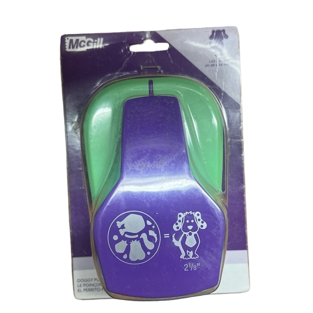 New McGill Doggy Punch Craft 1.63 x 2.13 inches DIY Hole Punch